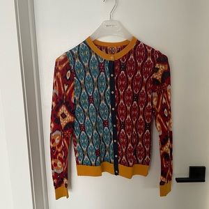 Tory Burch 100% merino wool cardigan